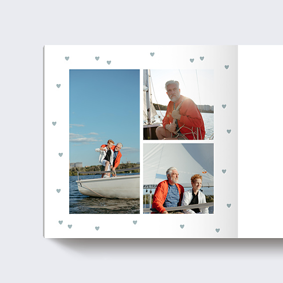 Album Photo Famille Amour en Fête Bleu