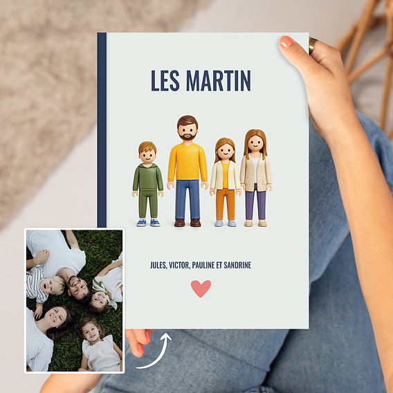 Album photo famille Portrait en figurine Après 1