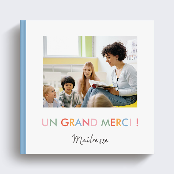 Album photo famille Merci Maîtresse Recto