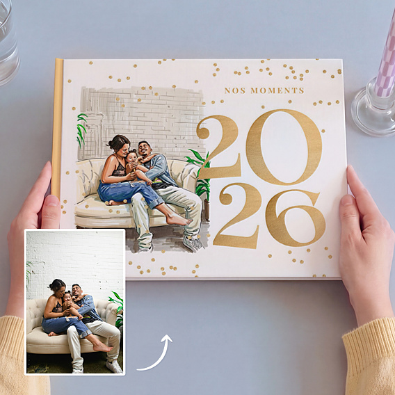 Album Photo Famille Votre année 2026 au feutre