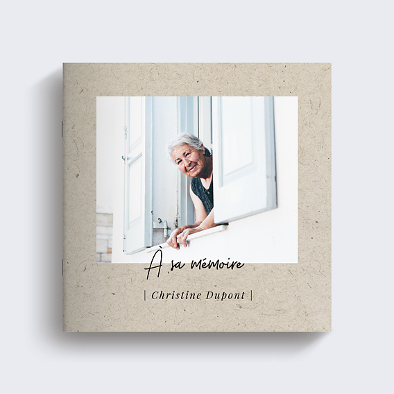 Album photo hommage Chiné