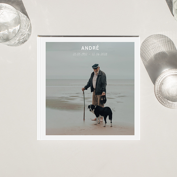Album photo hommage Classique Pleine Page