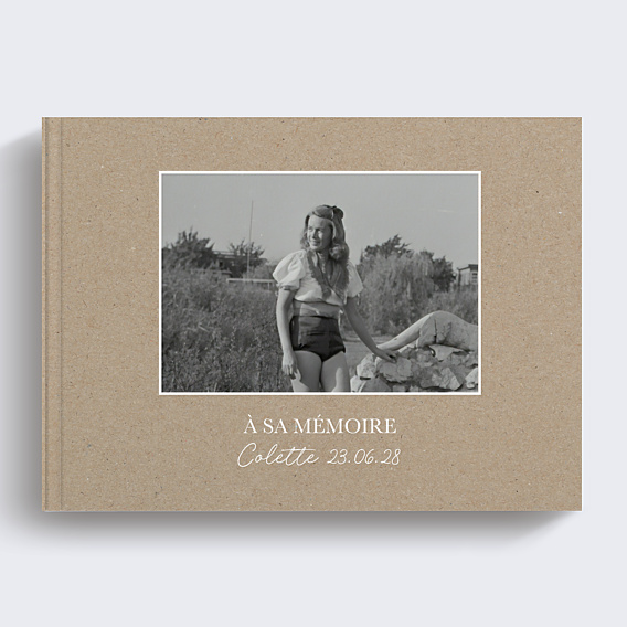 Album Photo Hommage Classique kraft