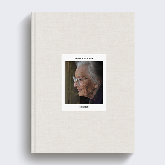 Album photo hommage Tissu embossé