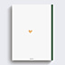 Album Photo Hommage Portrait minimaliste avec couronne eucalyptus