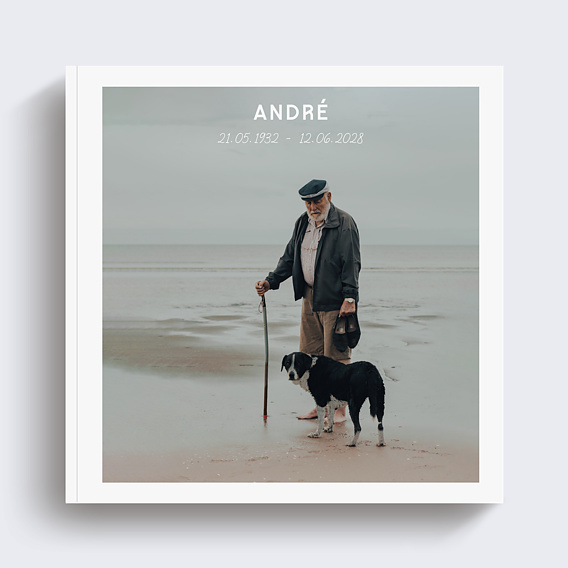 Album Photo Hommage Classique Pleine Page