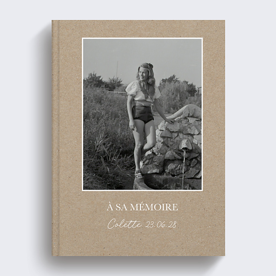 Album Photo Hommage Classique kraft