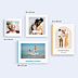 Album Photo Hommage Etiquette Poudrée