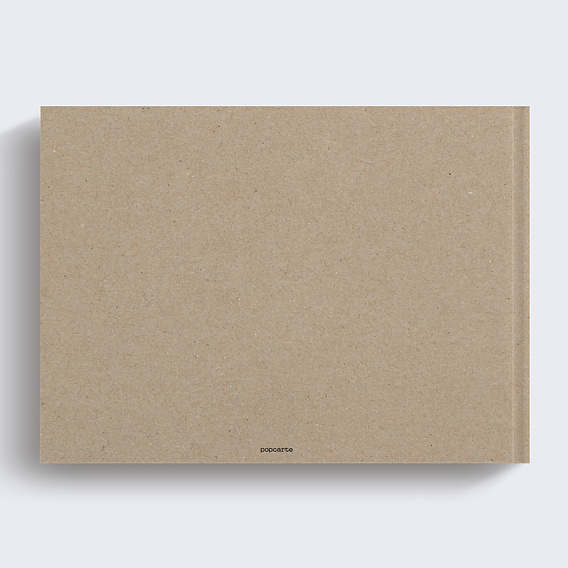 Album photo hommage Classique kraft Verso