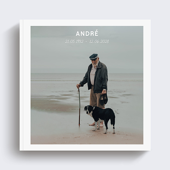 Album Photo Hommage Classique Pleine Page