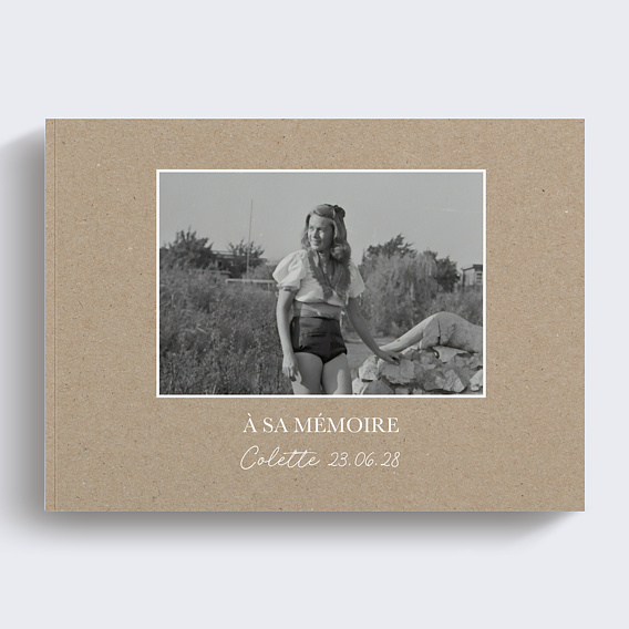 Album Photo Hommage Classique kraft