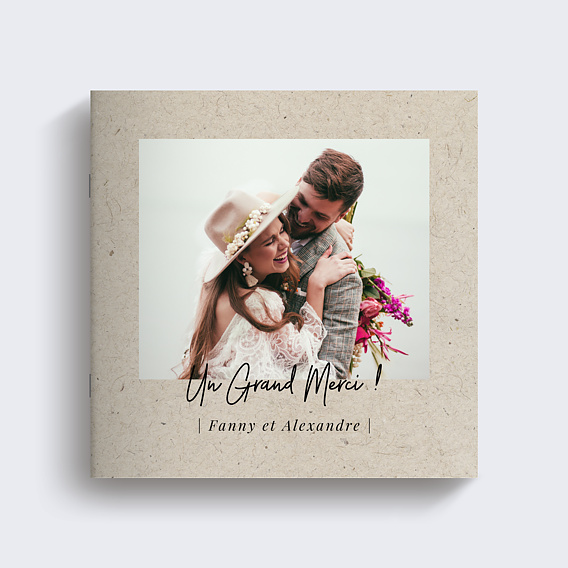 Mini Album Photo Mariage Chiné