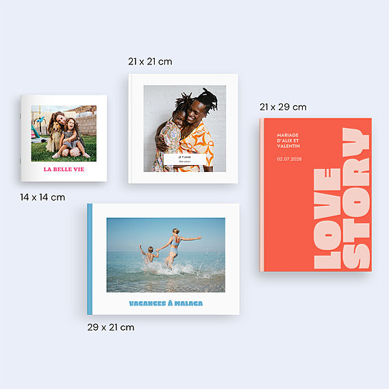 Album Photo Mariage Color bloc