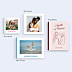 Album Photo Mariage Portrait dessiné au trait