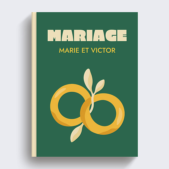 Album Photo Mariage Mariage minimaliste
