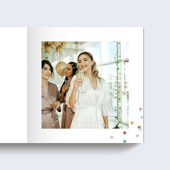 Album Photo Mariage Confettis