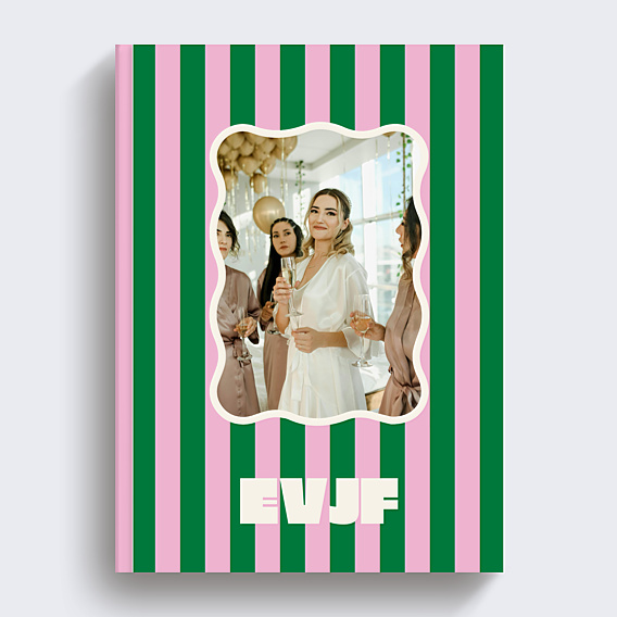 Album Photo Mariage Rayures festives