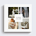 Album Photo Mariage Étiquette Carrée