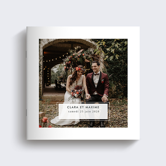 Album Photo Mariage Éditorial