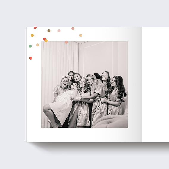 Album Photo Mariage Confettis