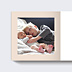 Album photo bébé Etiquette Poudrée