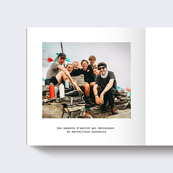 Album Photo Famille Polaroid avec légendes (16 photos)