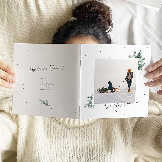 Album photo famille Branches de pin Après 4