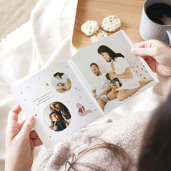 Album photo famille Premier hiver Après 4