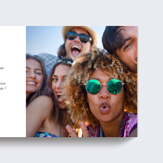 Album photo famille Étiquette Carré Page 2