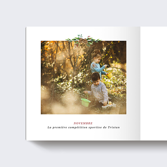 Album Photo Famille Couronne de Noël (16 Photos)