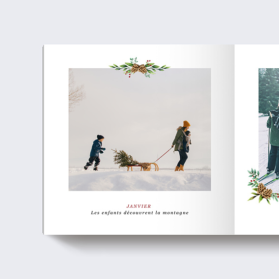 Album Photo Famille Couronne de Noël (16 Photos)