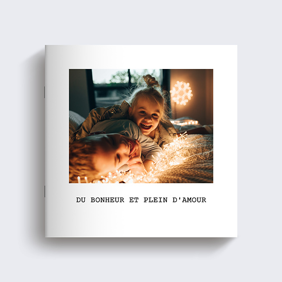 Album photo famille Polaroid avec légendes (16 photos)