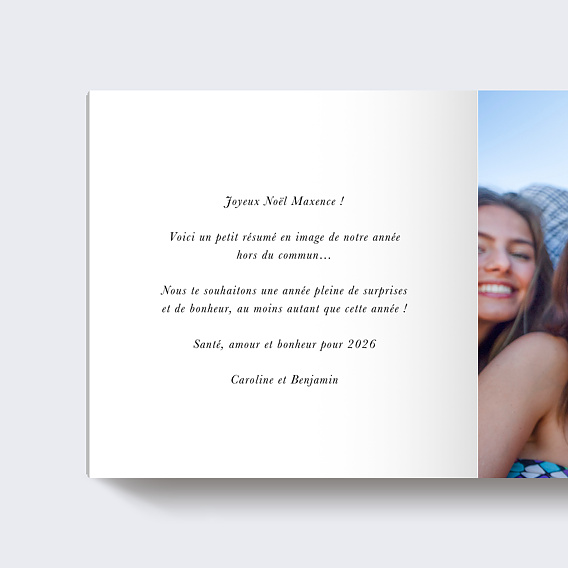 Album photo famille Étiquette Carré Page 1