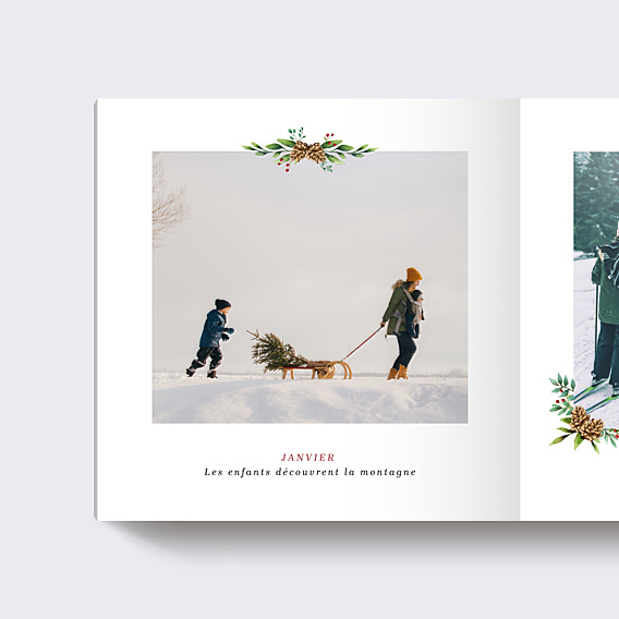 Album Photo Famille Couronne de Noël (16 Photos)