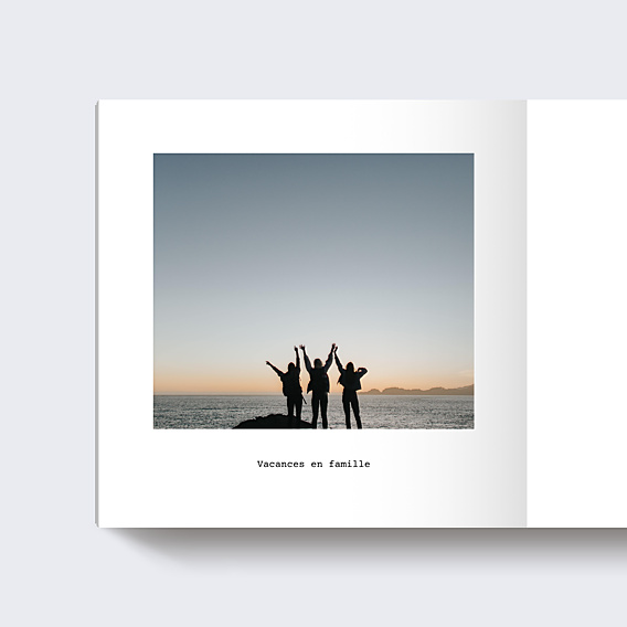 Album Photo Famille Polaroid avec légendes (16 photos)