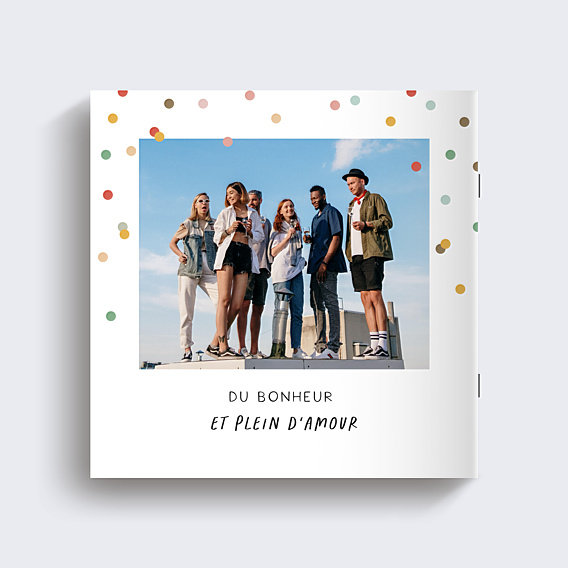 Album Photo Famille Confettis