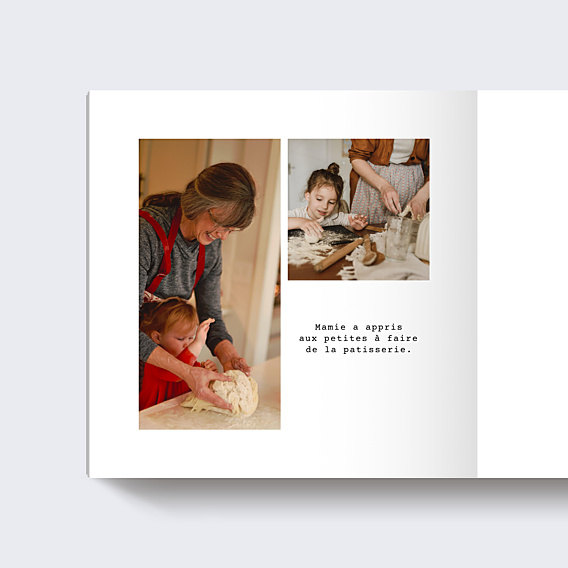 Album Photo Famille Papier Déchiré