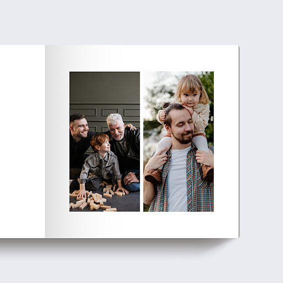 Album Photo Famille Papier Déchiré