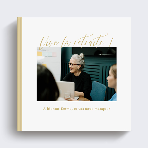 Album photo professionnel Retraite Collègue