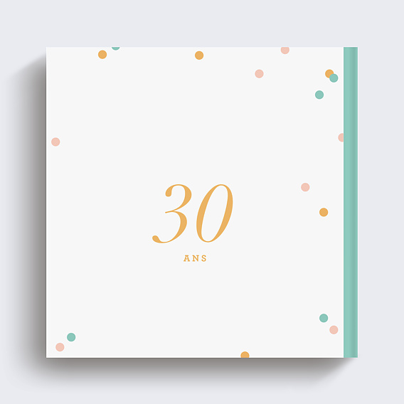 Album photo professionnel Joyeux Anniversaire Collègue Verso