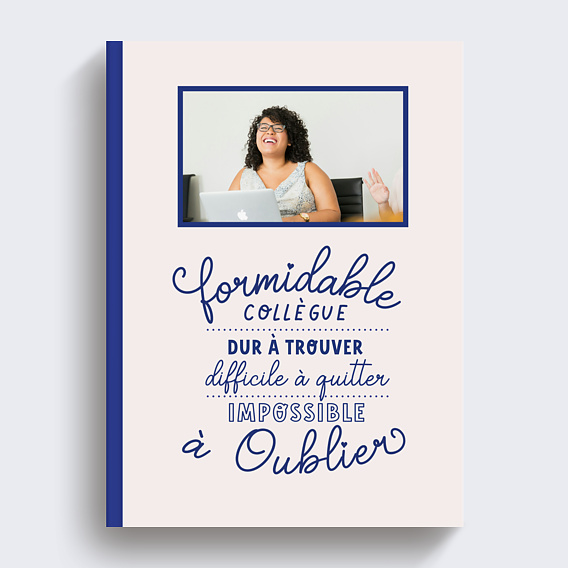 Album photo professionnel Collègue Recto