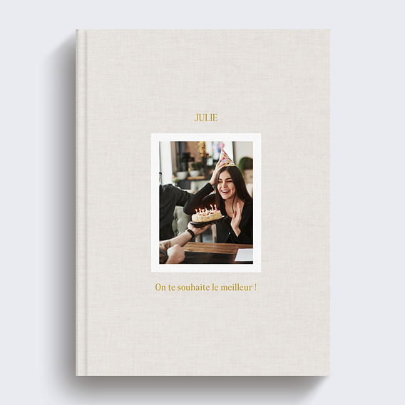 Album Photo Professionnel Tissu embossé et dorure