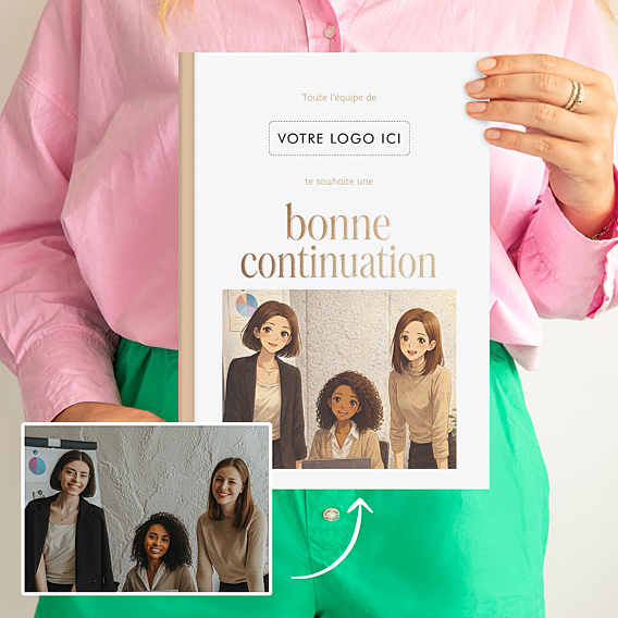 Album Photo Professionnel Votre équipe en manga