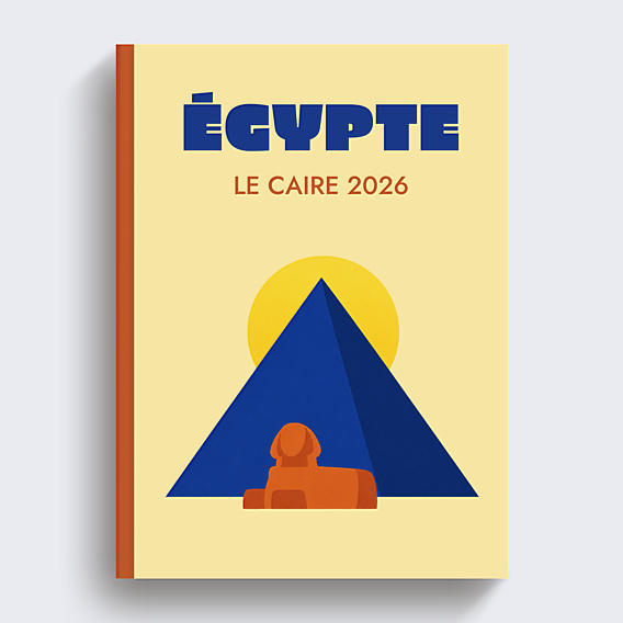 Album photo voyage Égypte minimaliste
