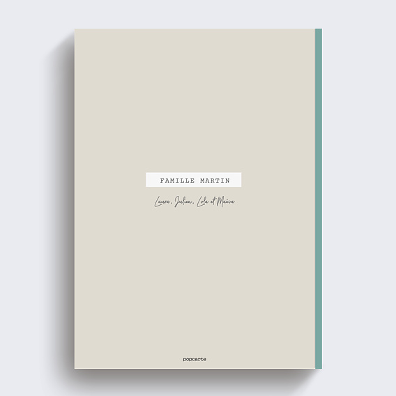 Album photo voyage Scrapbooking Verso