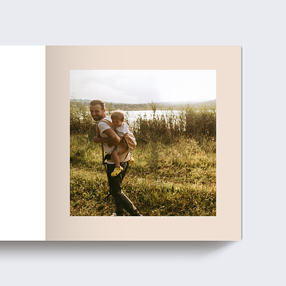 Album photo voyage Étiquette Poudrée