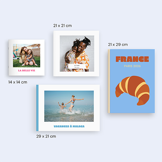 Album photo voyage France minimaliste