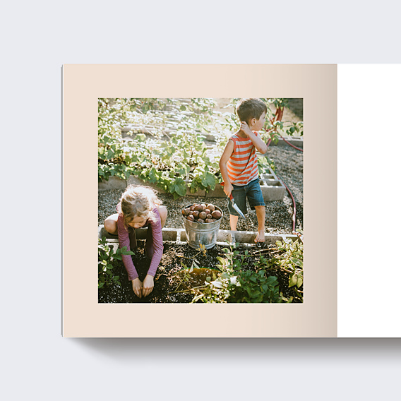 Album photo voyage Étiquette Poudrée