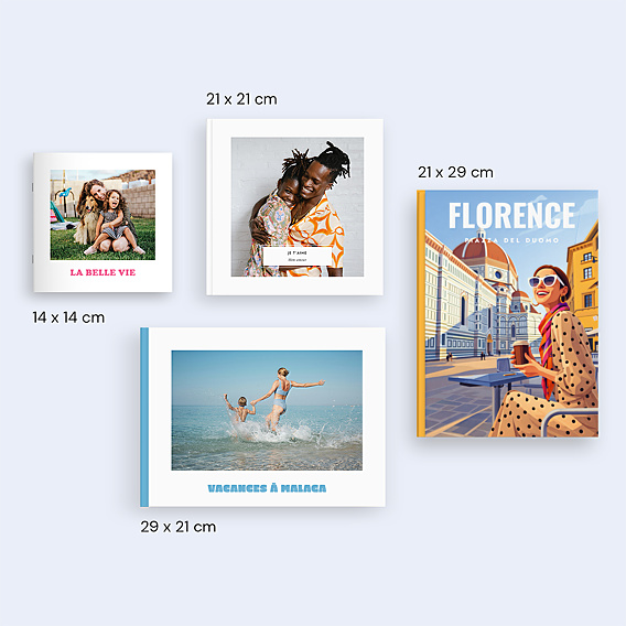 Album photo voyage Votre photo en illustration néovintage
