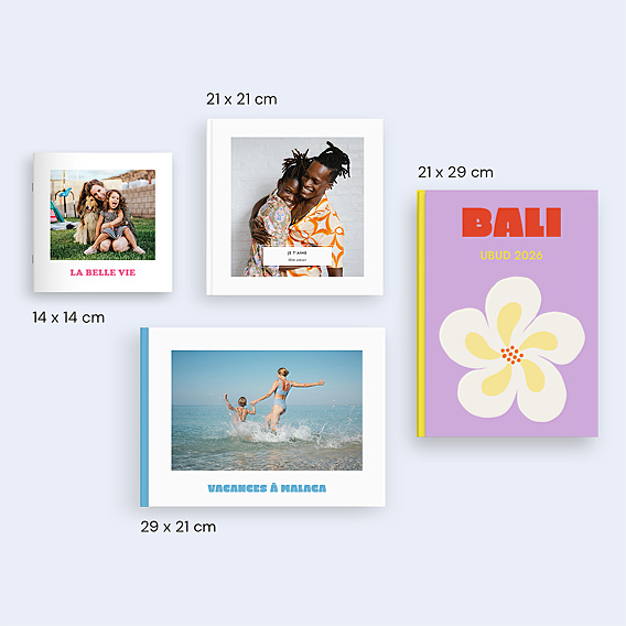 Album photo voyage Bali minimaliste